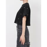 パールストーン付クロップドTシャツ | EATME | 詳細画像11 