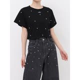 パールストーン付クロップドTシャツ | EATME | 詳細画像21 