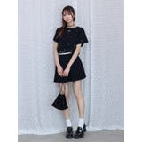 パールストーン付クロップドTシャツ | EATME | 詳細画像7 