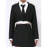 クロップド丈ジャケット（セットアップ可能） | EATME | 詳細画像1 