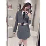 クロップド丈ジャケット（セットアップ可能） | EATME | 詳細画像23 