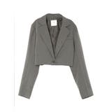 クロップド丈ジャケット（セットアップ可能） | EATME | 詳細画像45 