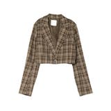 クロップド丈ジャケット（セットアップ可能） | EATME | 詳細画像47 