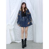 デニムフェイクファージャケット(セットアップ可能) | EATME | 詳細画像10