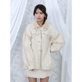 デニムフェイクファージャケット(セットアップ可能) | EATME | 詳細画像14