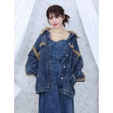 デニムフェイクファージャケット(セットアップ可能) | EATME | 詳細画像18