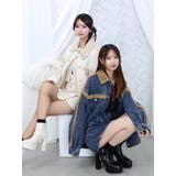 デニムフェイクファージャケット(セットアップ可能) | EATME | 詳細画像2