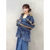 デニムフェイクファージャケット(セットアップ可能) | EATME | 詳細画像25