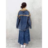 デニムフェイクファージャケット(セットアップ可能) | EATME | 詳細画像27