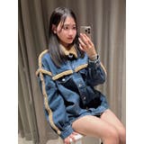 デニムフェイクファージャケット(セットアップ可能) | EATME | 詳細画像28