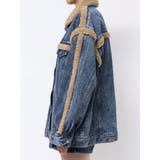 デニムフェイクファージャケット(セットアップ可能) | EATME | 詳細画像33