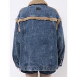 デニムフェイクファージャケット(セットアップ可能) | EATME | 詳細画像34