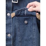 デニムフェイクファージャケット(セットアップ可能) | EATME | 詳細画像37