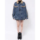 デニムフェイクファージャケット(セットアップ可能) | EATME | 詳細画像42