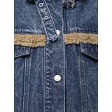 デニムフェイクファージャケット(セットアップ可能) | EATME | 詳細画像45