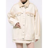 デニムフェイクファージャケット(セットアップ可能) | EATME | 詳細画像46