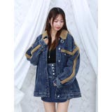 デニムフェイクファージャケット(セットアップ可能) | EATME | 詳細画像6