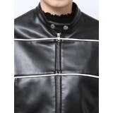 バイカラーバイカージャケット | EATME | 詳細画像12 