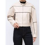 バイカラーバイカージャケット | EATME | 詳細画像25 