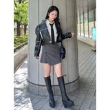 バイカラーバイカージャケット | EATME | 詳細画像7 