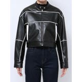 バイカラーバイカージャケット | EATME | 詳細画像9 