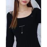 ロゴチャームニットワンピース | EATME | 詳細画像10