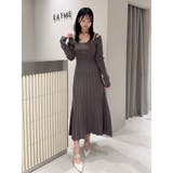 ロゴチャームニットワンピース | EATME | 詳細画像11