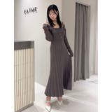 ロゴチャームニットワンピース | EATME | 詳細画像12