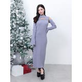 デコルテカットアウトニットワンピース | EATME | 詳細画像11