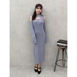 デコルテカットアウトニットワンピース | EATME | 詳細画像13