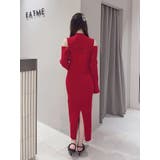 デコルテカットアウトニットワンピース | EATME | 詳細画像32