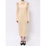 デコルテカットアウトニットワンピース | EATME | 詳細画像40