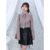 フェイクレザーレースアップミニスカート | EATME | 詳細画像19 