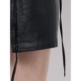 フェイクレザーレースアップミニスカート | EATME | 詳細画像43 