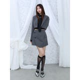 ジャケットライクラップスカート（セットアップ可能） | EATME | 詳細画像27 