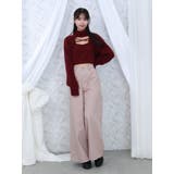 カットアウトストーン付ワイドデニムパンツ | EATME | 詳細画像12