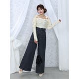 カットアウトストーン付ワイドデニムパンツ | EATME | 詳細画像13