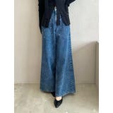 カットアウトストーン付ワイドデニムパンツ | EATME | 詳細画像21