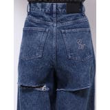 カットアウトストーン付ワイドデニムパンツ | EATME | 詳細画像30