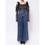 カットアウトストーン付ワイドデニムパンツ | EATME | 詳細画像35