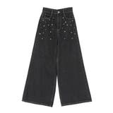 カットアウトストーン付ワイドデニムパンツ | EATME | 詳細画像45