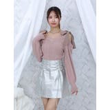 リボンショルダーニットTOP | EATME | 詳細画像14