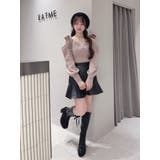 リボンショルダーニットTOP | EATME | 詳細画像18