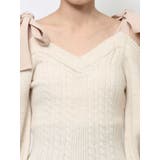 リボンショルダーニットTOP | EATME | 詳細画像23