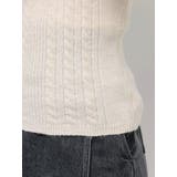 リボンショルダーニットTOP | EATME | 詳細画像25