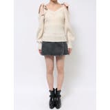 リボンショルダーニットTOP | EATME | 詳細画像27