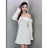 ツイードオフショルダーワンピース | EATME | 詳細画像3