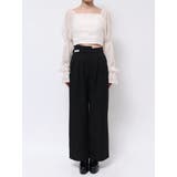 アシメベルトワイドパンツ | EATME | 詳細画像22 