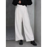 アシメベルトワイドパンツ | EATME | 詳細画像3 