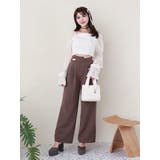 アシメベルトワイドパンツ | EATME | 詳細画像8 